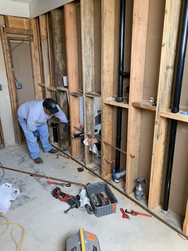 Commercial rough-in plumbing for Commercial Plumbing in Twin Lake